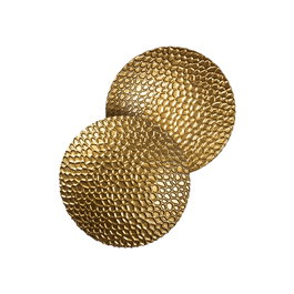 Opviq Lámpara de pared dorada de metal